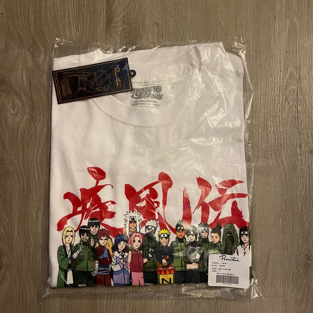 Primitive X Naruto White Shirt - Picture 2 of 2